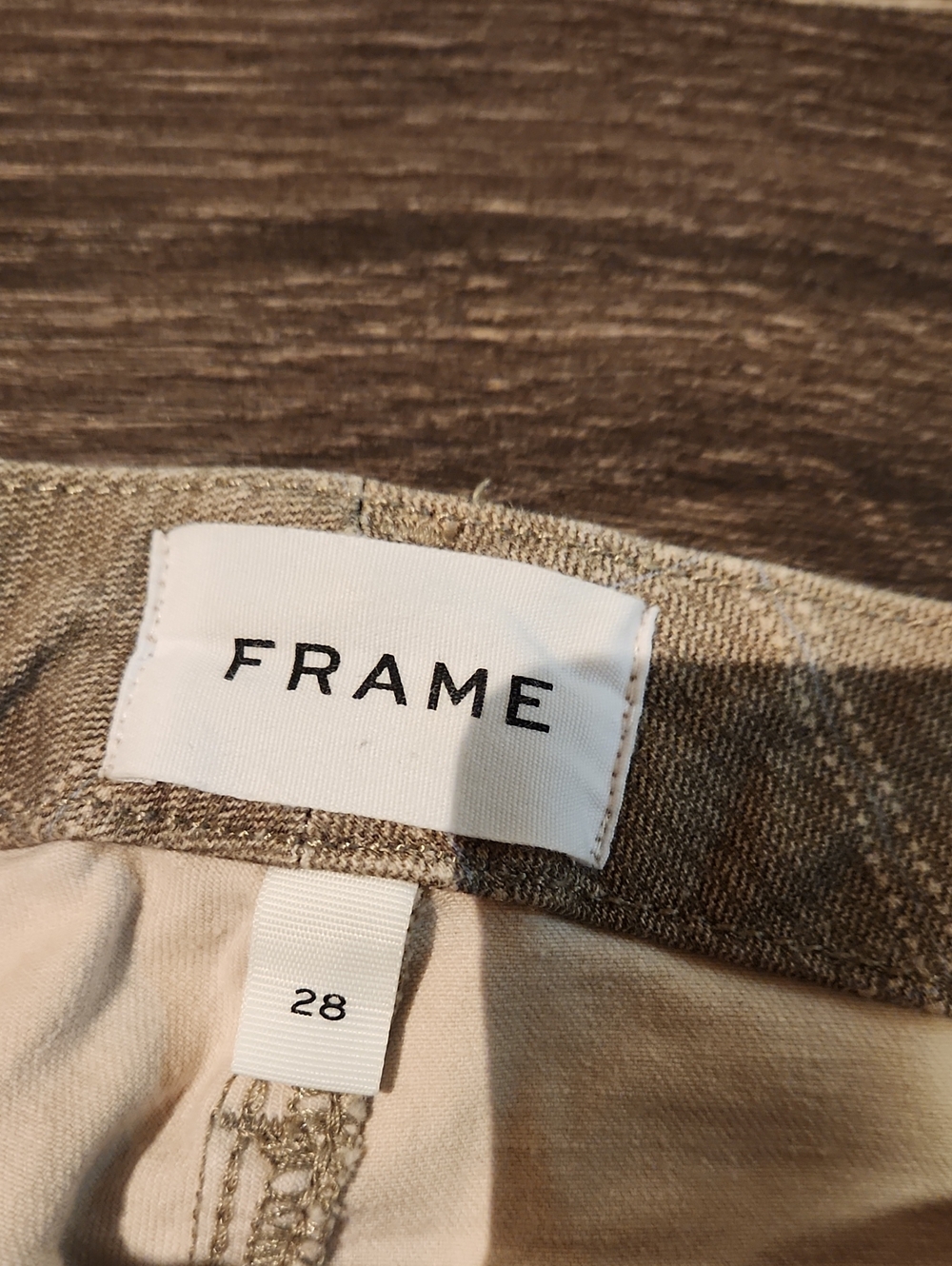 â¤ď¸ FRAME DENIM LE CROP MINI BOOT CROPPED BOOTCUT JEANS / PANTS IN PLAID, 6 - Picture 5 of 10